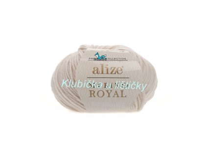 Alize Merino Royal 67 - krémová