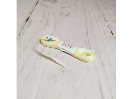 Taftová stuha 6mm 201 -smetanová