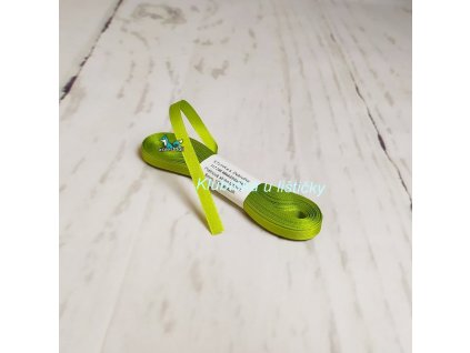 Taftová stuha 6mm 347 - světlá kiwi