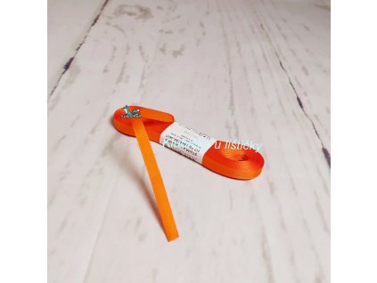 Taftová stuha 6mm 617 - oranžová