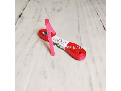 Taftová stuha 6mm 633- pink růžová