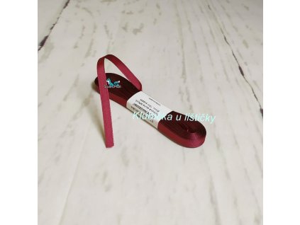 Taftová stuha 6mm 647 - tmavý cyklámen