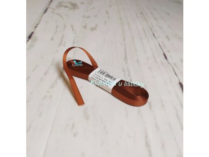 Taftová stuha 6mm 707 - srnčí hnědá