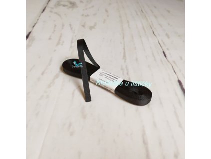 Taftová stuha 6mm 900 - černá