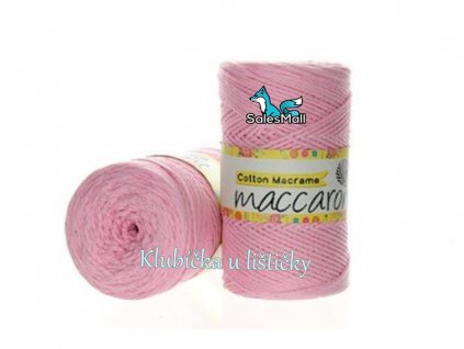 Cotton Macrame světle růžová 04