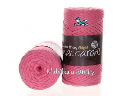 Bavlněné šňůry 3 mm růžová 09