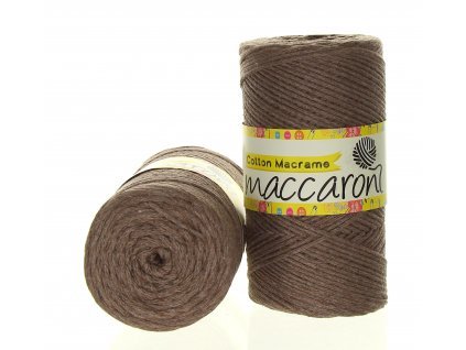 Cotton Macrame 35-303- hnědo-šedá