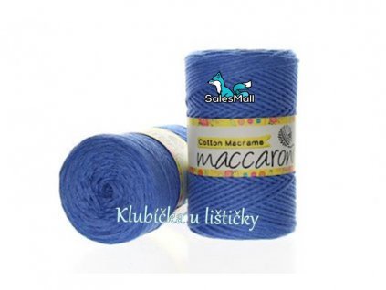 Cotton Macrame  modrá 12
