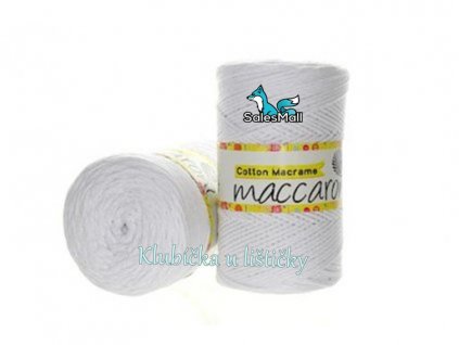 Cotton Macrame bílá 02