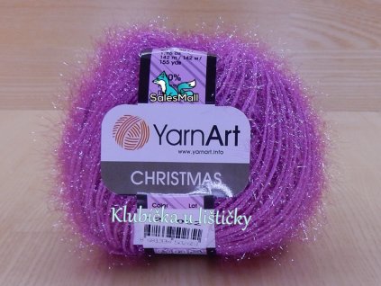 YarnArt příze Christmas 12 - cyklámen
