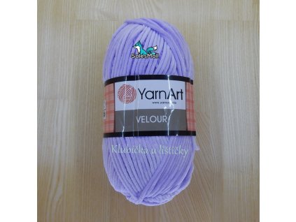 YarnArt Velour 859 - světle fialová