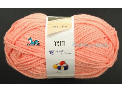 Příze Yetti 55015  lososová/partie 15/4