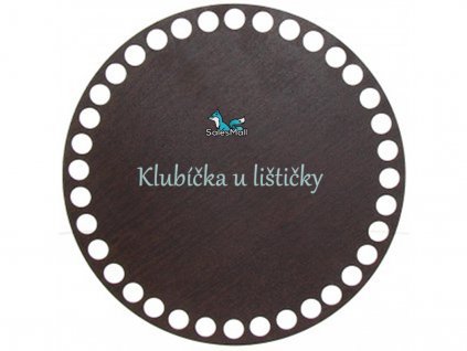 Dno na košík wenge, kruh 15cm