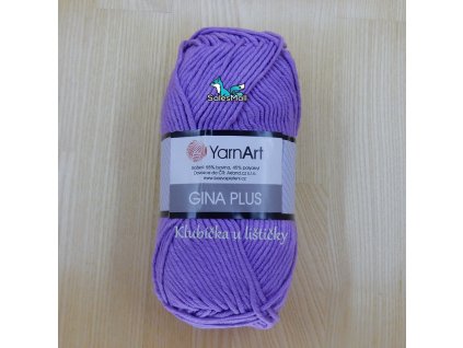 YarnArt Příze Gina / Jeans Plus 72 - fialová