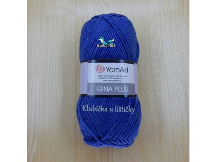 YarnArt Příze Gina / Jeans Plus 17 - středně modrá