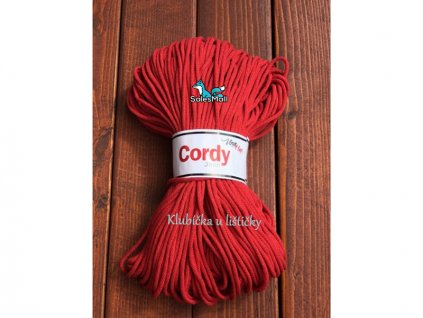 Vlna-Hep Cordy 3mm-červená