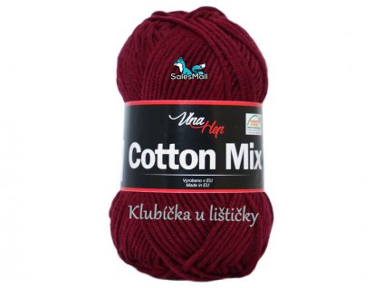 Vlna-Hep Cotton Mix 8024 -bordó
