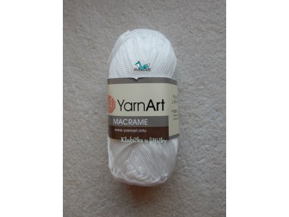 YarnArt Macrame 154-bílá