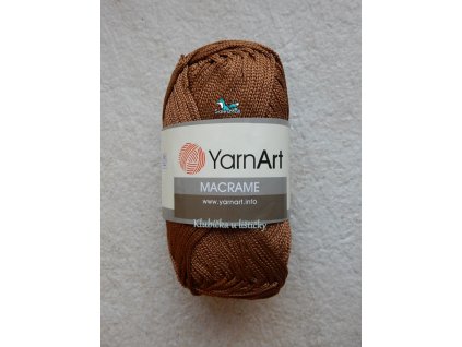 YarnArt příze Macrame 151-hnědá
