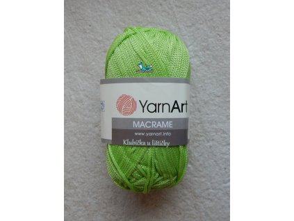 YarnArt příze Macrame 150-světle zelená