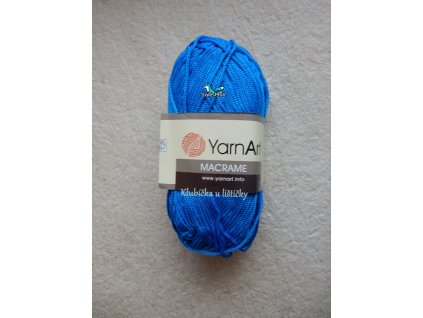 YarnArt příze Macrame 139-tmavě modrá