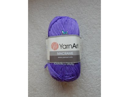 YarnArt příze Macrame 135-fialová