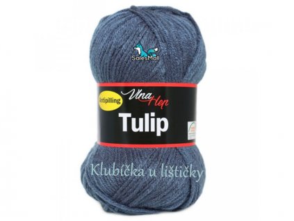 Vlna-Hep Tulip 4114-šedomodrá