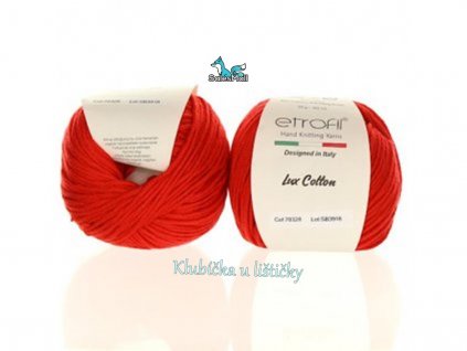 Etrofil Bambino Lux Cotton 70328 - červená