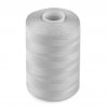 Polyesterové nitě pro overlocky i klasické šití návin 1000m nejsvětlejší šedá