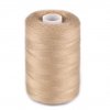 Polyesterové nitě pro overlocky i klasické šití NTF 40/2 1000 m písková hnědá