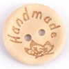 Knoflík dřevěný Hand made 20mm