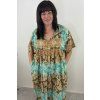 Ivy dlhé šaty PLUS SIZE modré (Farba Modrá, Veľkosť SIZE PLUS)