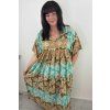Ivy dlhé šaty PLUS SIZE modré (Farba Modrá, Veľkosť SIZE PLUS)