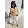 bluzka pre moletky camel cely outfit