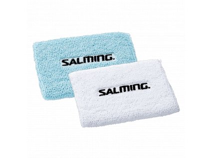 SALMING Wristband Mid 2.0 2-pack Turquoise/White