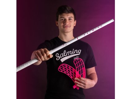 SALMING Q-Series Carbon Pro Shaft 27 White (Délka hole 96 (107) cm)