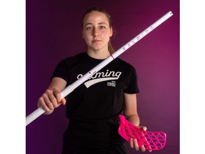 SALMING Q-Series Carbon Pro Shaft 29 White (Délka hole 96 (107) cm)