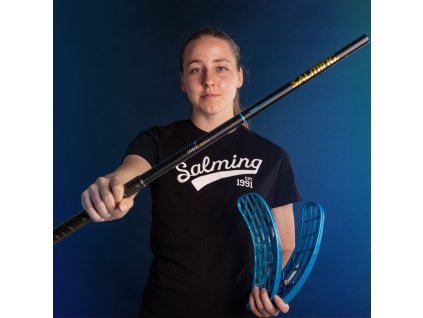 SALMING P-Series Carbon Impact Shaft 29 JR Black (Délka hole 92 (103) cm)