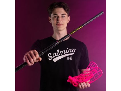 SALMING Q-Series Carbon Swift Shaft 29 JR Black (Délka hole 92 (103) cm)
