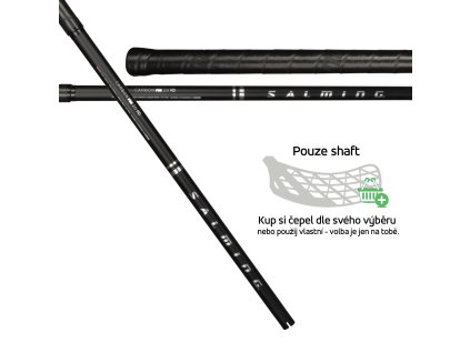 SALMING Q-series Carbon Pro 2.0 RD Shaft 30 JR Black/Silver (Délka hole 92 (103) cm)