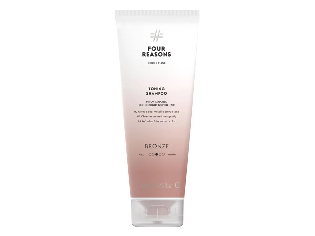 Four Reasons Color Mask Shampoo Bronze sävyttävä shampoo vaaleanruskeille hiuksille