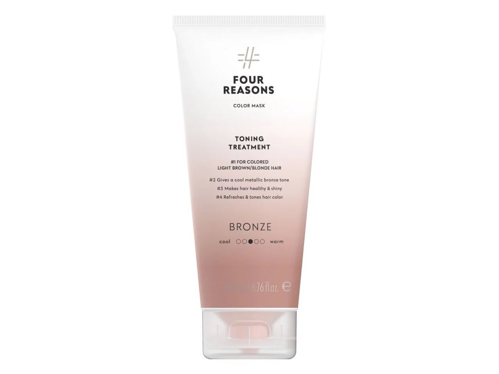 Four Reasons Color Mask Bronze sävyttävä tehohoito vaaleille ja vaaleanruskeille hiuksille