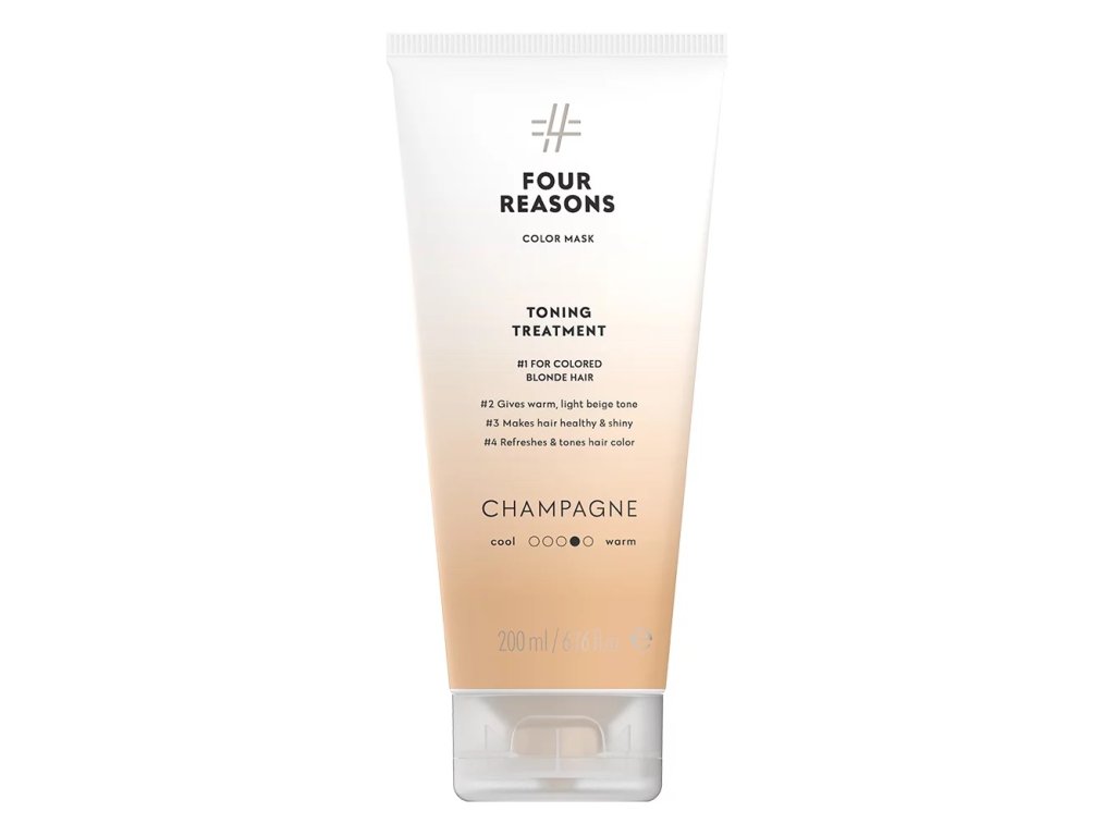 Four Reasons Color Mask Champagne sävyttävä tehohoito vaaleille hiuksille