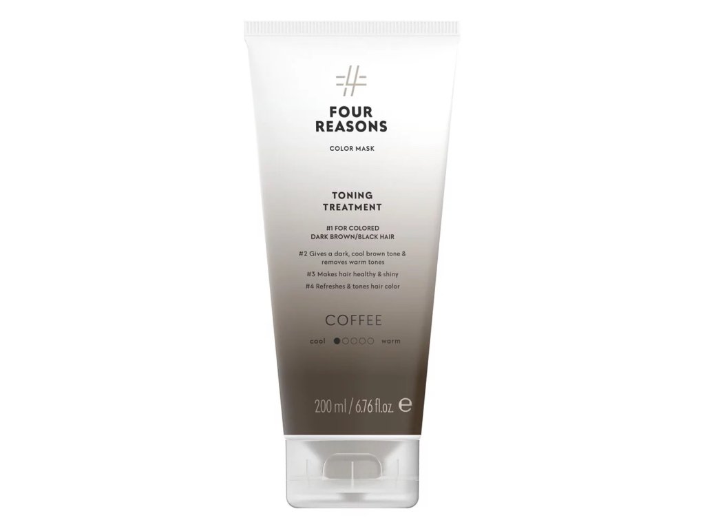 Four Reasons Color Mask Coffee sävyttävä tehohoito tummille hiuksille