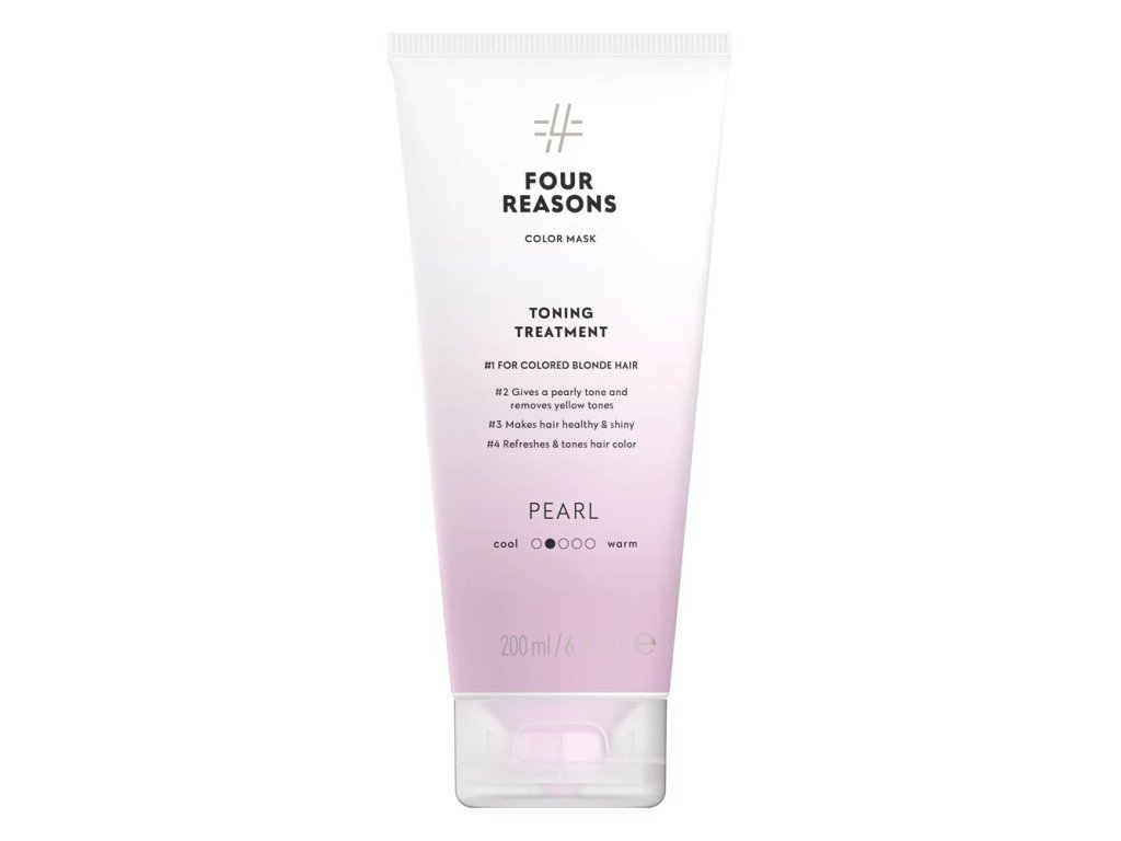 Four Reasons Color Mask Pearl sävyttävä tehohoito vaaleille hiuksille