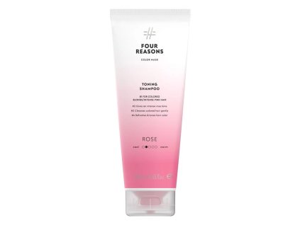 Four Reasons Color Mask Shampoo Rose sävyttävä shampoo vaaleille ja pinkeille hiuksille