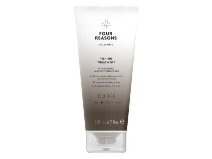 Four Reasons Color Mask Coffee sävyttävä tehohoito tummille hiuksille
