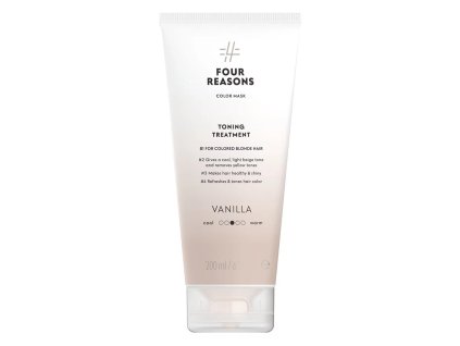 Four Reasons Color Mask Vanilla sävyttävä tehohoito vaaleille hiuksille