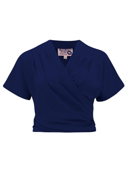 Zavinovací halenka Darla - Navy