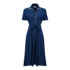 Retro šaty Mae - francouská modř